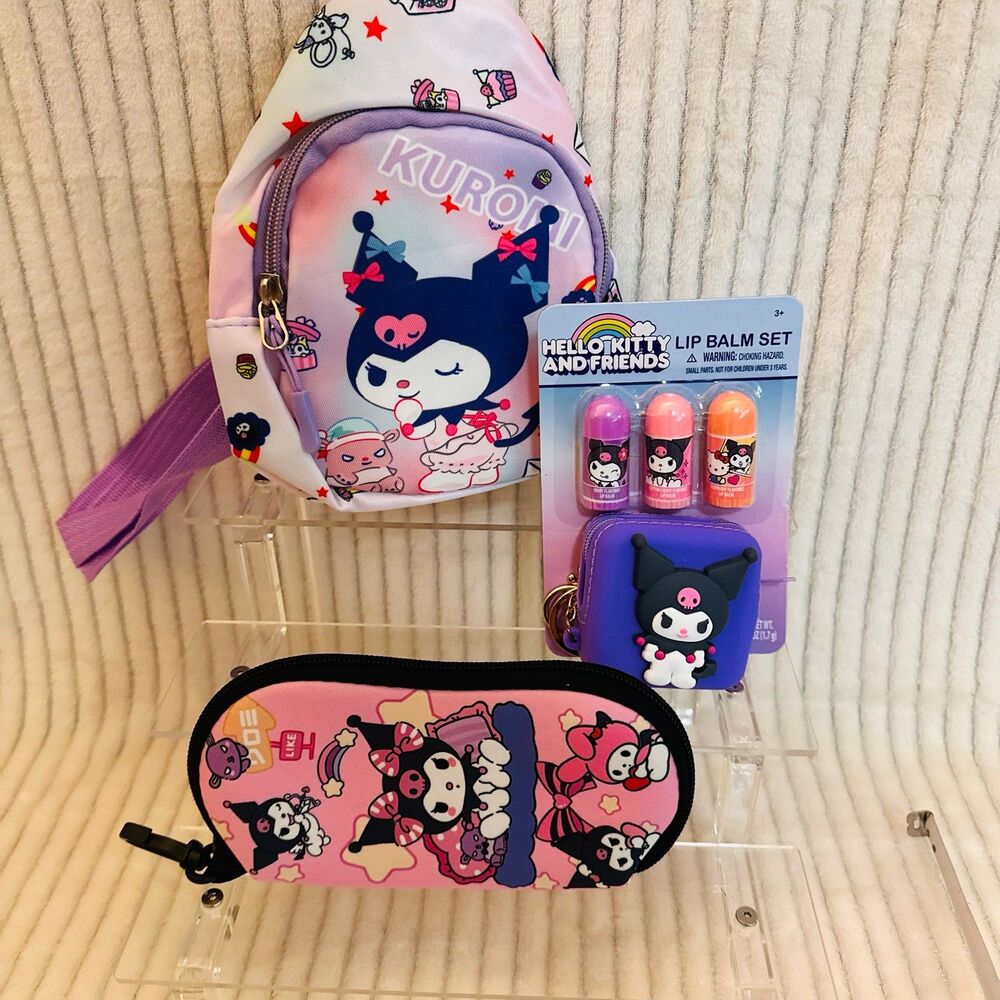 Hello Kitty Kuromi Accessories Bundle